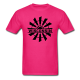 Wisconsin - Windmill - Black - Unisex Classic T-Shirt - fuchsia