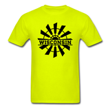 Wisconsin - Windmill - Black - Unisex Classic T-Shirt - safety green