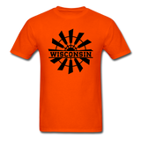 Wisconsin - Windmill - Black - Unisex Classic T-Shirt - orange
