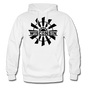 Wisconsin - Windmill - Black - Gildan Heavy Blend Adult Hoodie - white