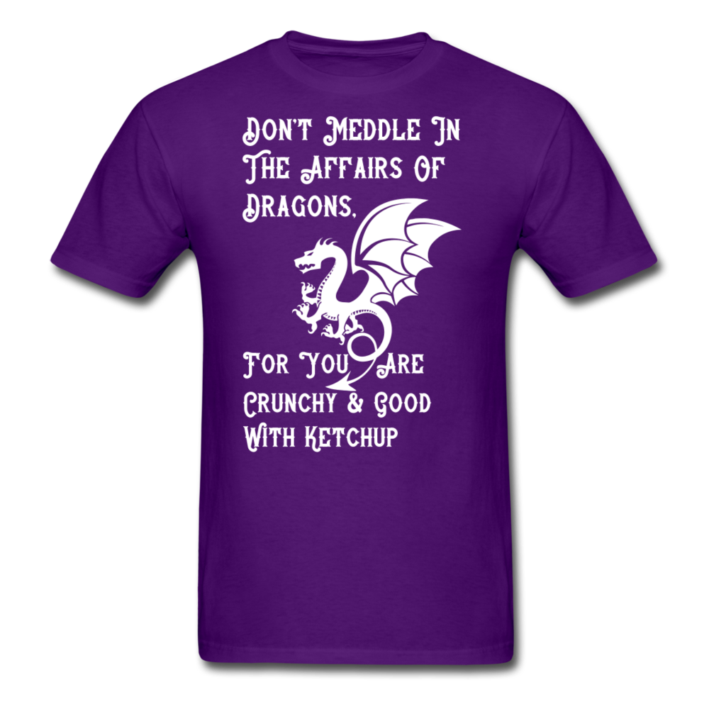 Dragon Affairs - White - Unisex Classic T-Shirt - purple