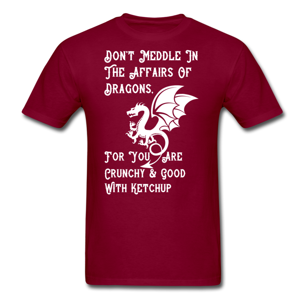 Dragon Affairs - White - Unisex Classic T-Shirt - burgundy