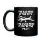 Bad And Good News - Pilot - White - Full Color Mug - black