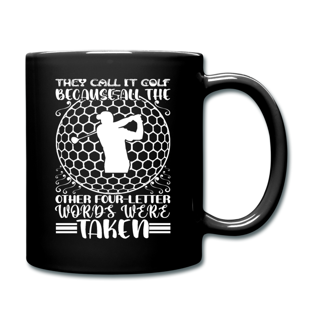 Call It Golf - White - Full Color Mug - black