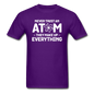 Never Trust An Atom - White - Unisex Classic T-Shirt - purple