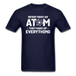 Never Trust An Atom - White - Unisex Classic T-Shirt - navy