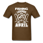 Fishing Legends - April - Men's T-Shirt - brown