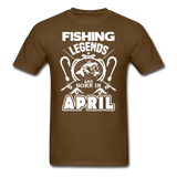 Fishing Legends - April - Men's T-Shirt - brown