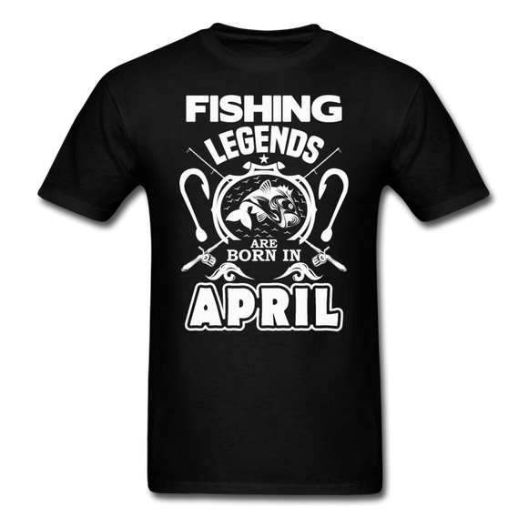 Fishing Legends - April - Men's T-Shirt - black