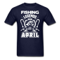 Fishing Legends - April - Men's T-Shirt - navy