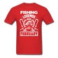 Fishing Legends - February - Men's T-Shirt - red