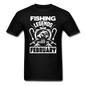 Fishing Legends - February - Men's T-Shirt - black