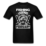 Fishing Legends - February - Men's T-Shirt - black