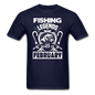 Fishing Legends - February - Men's T-Shirt - navy