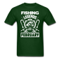 Fishing Legends - February - Men's T-Shirt - forest green