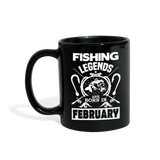 Fishing Legends - February - Full Color Mug - black