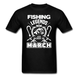 Fishing Legends - March - Men's T-Shirt - black