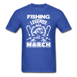 Fishing Legends - March - Men's T-Shirt - royal blue