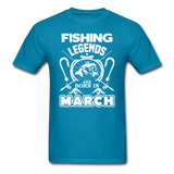 Fishing Legends - March - Men's T-Shirt - turquoise