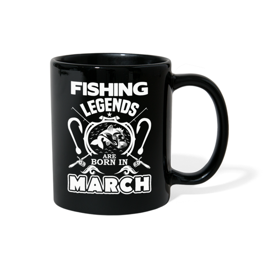 Fishing Legends - March - Full Color Mug - black