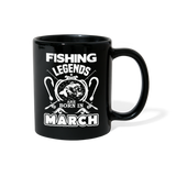 Fishing Legends - March - Full Color Mug - black