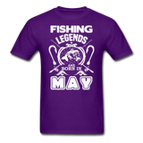 Fishing Legends - May - Unisex Classic T-Shirt - purple