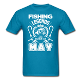 Fishing Legends - May - Unisex Classic T-Shirt - turquoise