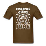 Fishing Legends - June - Unisex Classic T-Shirt - brown