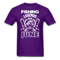 Fishing Legends - June - Unisex Classic T-Shirt - purple