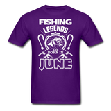 Fishing Legends - June - Unisex Classic T-Shirt - purple