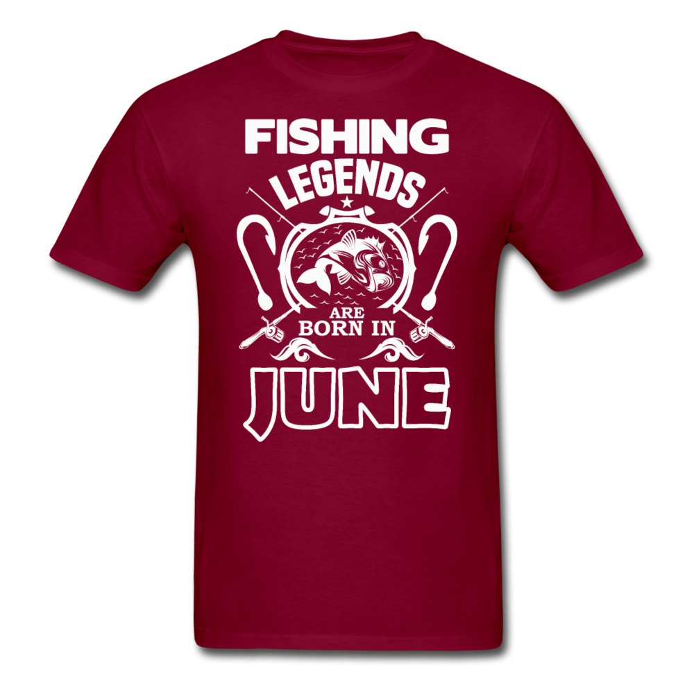 Fishing Legends - June - Unisex Classic T-Shirt - burgundy