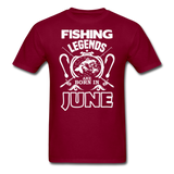 Fishing Legends - June - Unisex Classic T-Shirt - burgundy