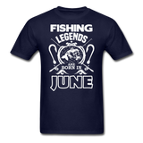 Fishing Legends - June - Unisex Classic T-Shirt - navy