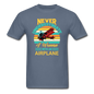 Never Underestimate - Women - Airplane - Unisex Classic T-Shirt - denim