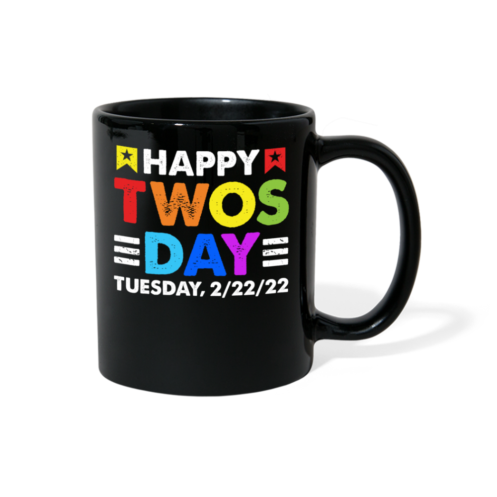 Happy Twos Day - Full Color Mug - black