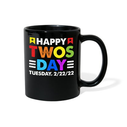 Happy Twos Day - Full Color Mug - black