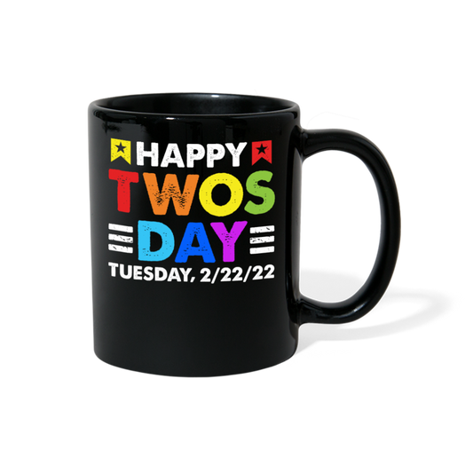 Happy Twos Day - Full Color Mug - black