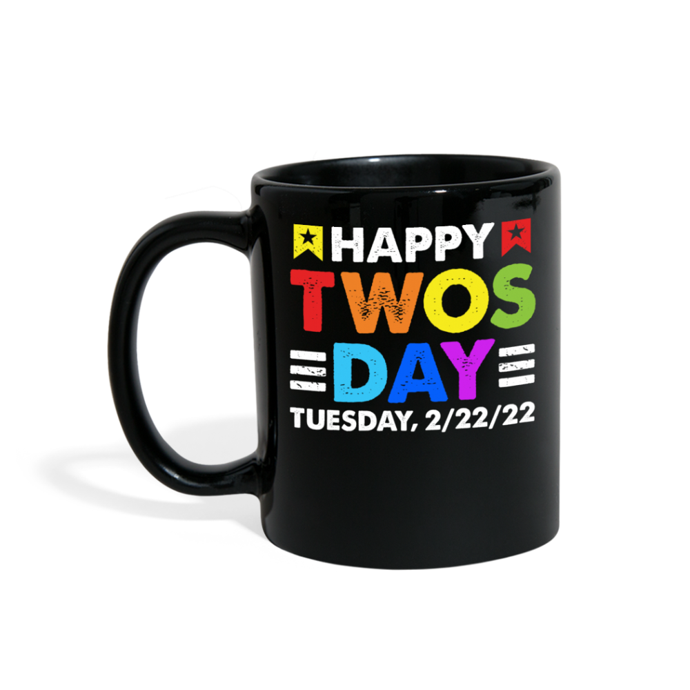 Happy Twos Day - Full Color Mug - black