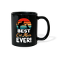 Best Cat Mom Ever - Two Cats - Full Color Mug - black