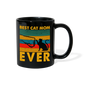 Best Cat Mom Ever - Fist Bump - Full Color Mug - black