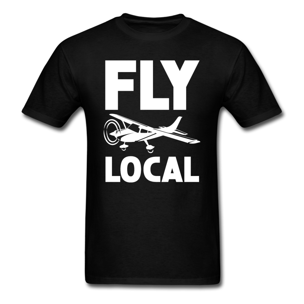 Fly Local - White - Unisex Classic T-Shirt - black