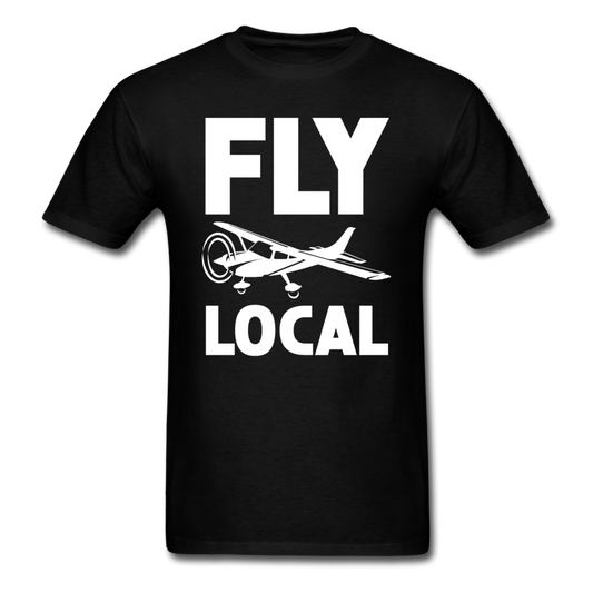 Fly Local - White - Unisex Classic T-Shirt - black