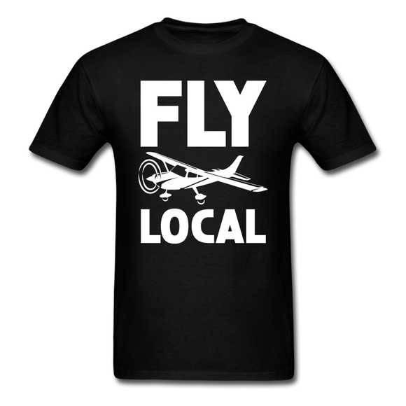 Fly Local - White - Unisex Classic T-Shirt - black