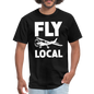 Fly Local - White - Unisex Classic T-Shirt - black