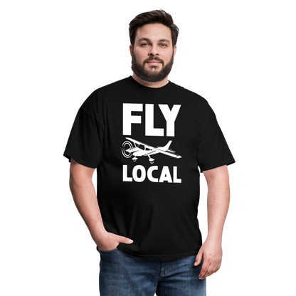 Fly Local - White - Unisex Classic T-Shirt - black