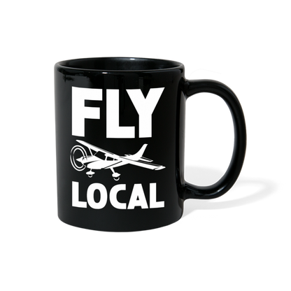 Fly Local - White - Full Color Mug - black