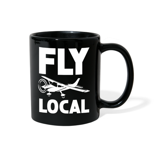 Fly Local - White - Full Color Mug - black