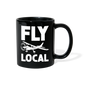 Fly Local - White - Full Color Mug - black