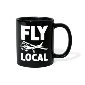 Fly Local - White - Full Color Mug - black