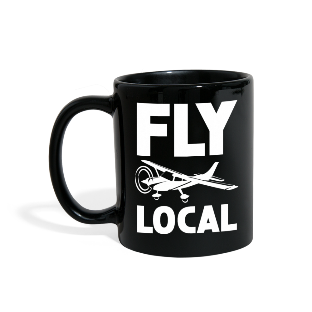 Fly Local - White - Full Color Mug - black